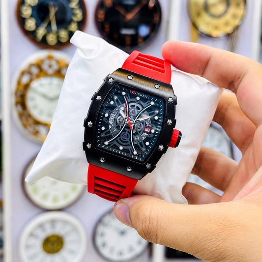 Reloj Original Curren 8438 Rojo Richard Mile